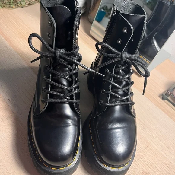 JADON BOOT SMOOTH LEATHER PLATFORMS - Picture 9 of 9